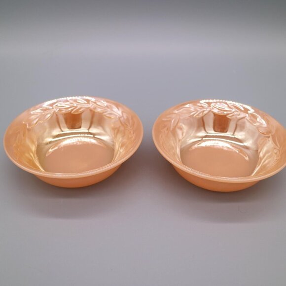 Vintage 1950s Anchor Hocking Fire King 5" Berry Desert Bowls - Picture 3 of 8